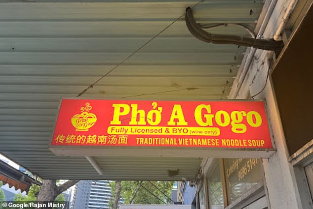 Pho A Gogo, a Vietnamese restaurant in Southbank, Melbourne (pictured) received some negative reviews online from customers who said they did not have a good dining experience