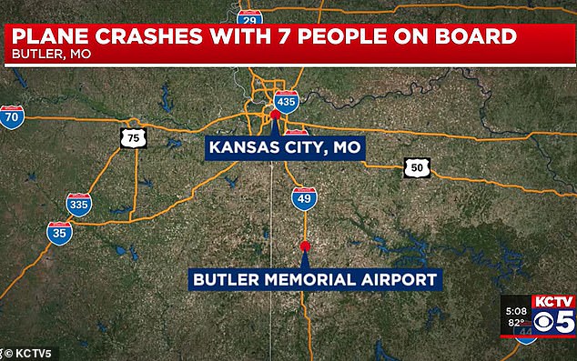 Six people miraculously survived a plane crash Saturday afternoon after the pilot parachuted from the plane near Butler Memorial Airport in Bates County, Missouri