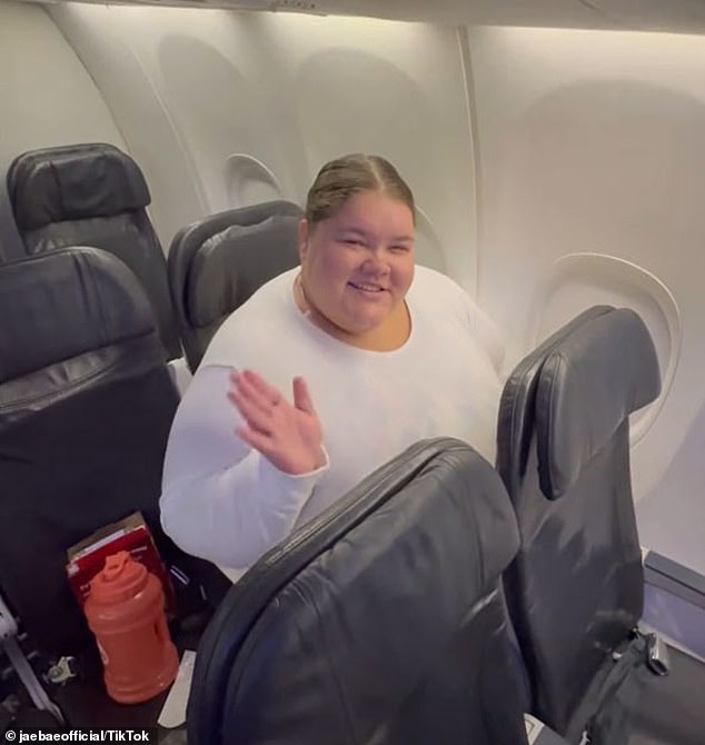 Chaney also recently uploaded a video to her TikTok channel of the plus-size influencer proudly flying without her portable oxygen tank for the first time in four years