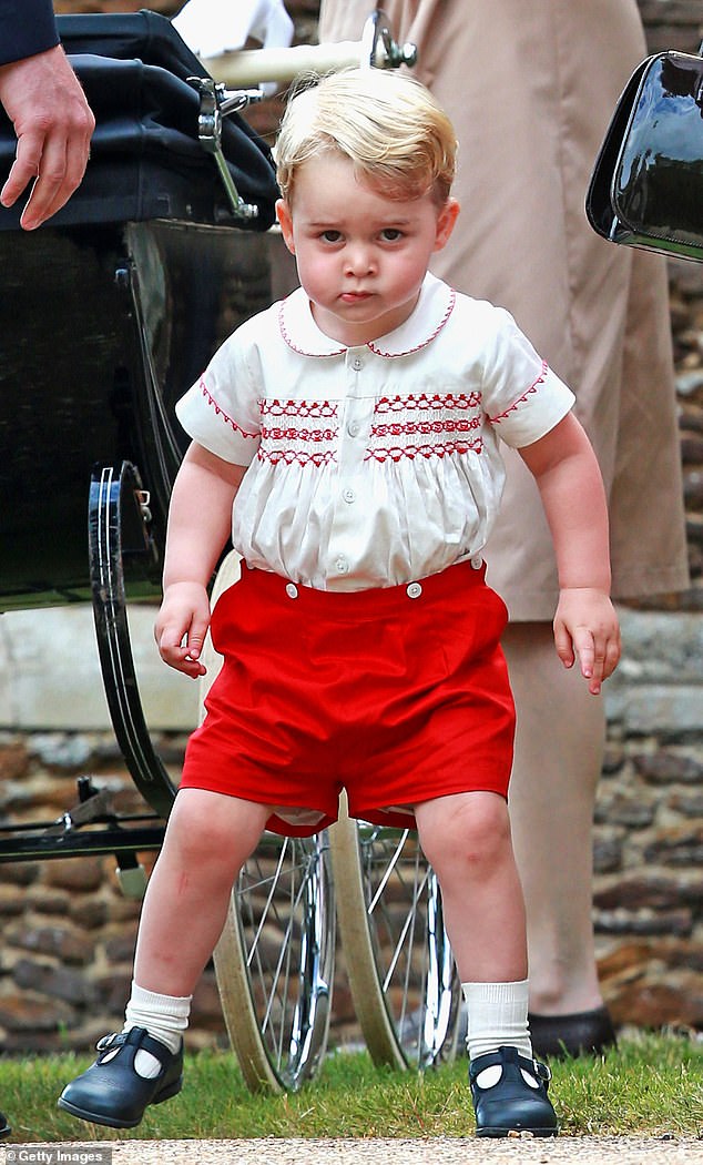 Prince George has a long history of taking fashion inspiration from his father's wardrobe, even as a little boy