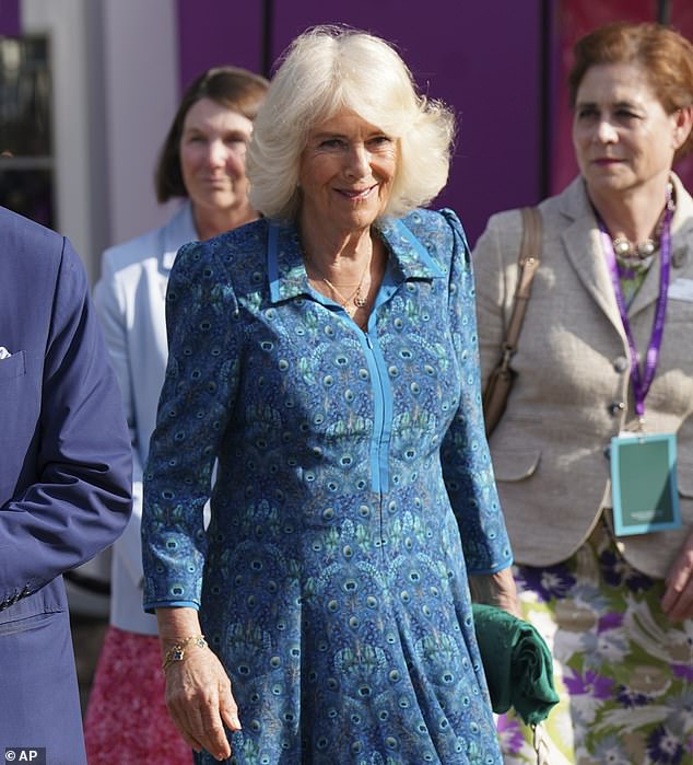 Queen Camilla revealed she watched the first season of Netflix hit Bridgerton at the Chelsea Flower Show on Monday