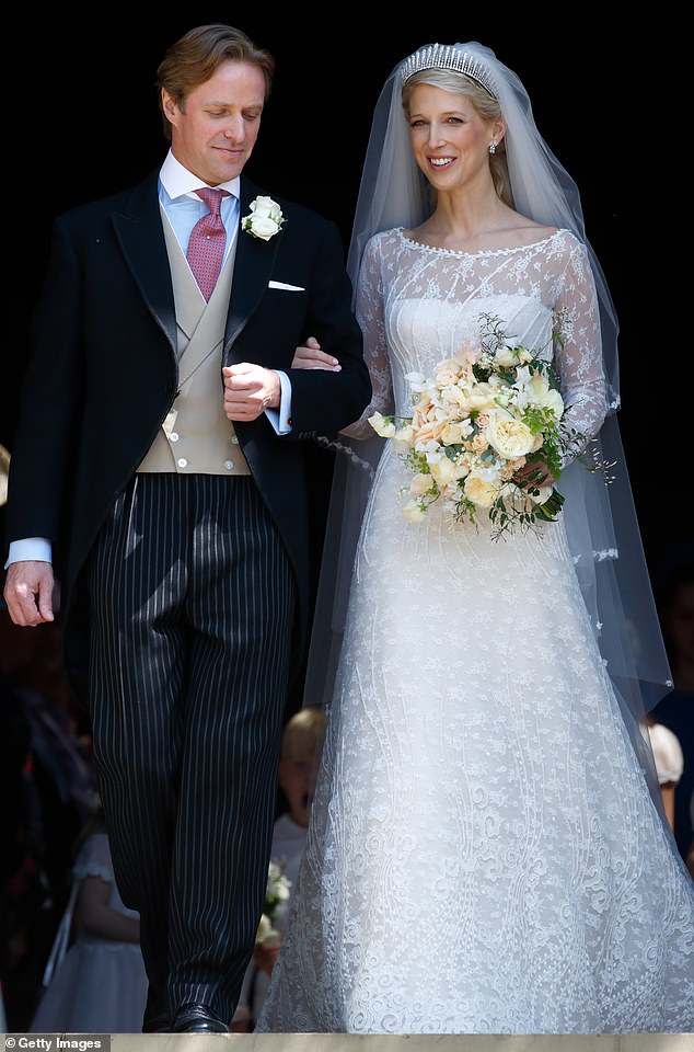 The couple married at St George's Chapel in Windsor in 2019 - with the late Queen Elizabeth and Prince Philip among the guests