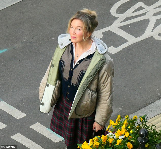 Renée Zellweger, 55, was spotted last week filming scenes for the new Bridget Jones movie in Camden, London