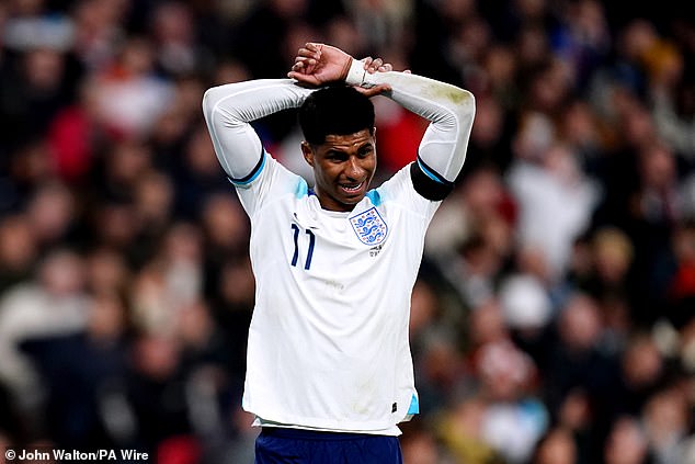 Marcus Rashford has been left out of Gareth Southgate's provisional squad for England's Euro 2024 this summer.