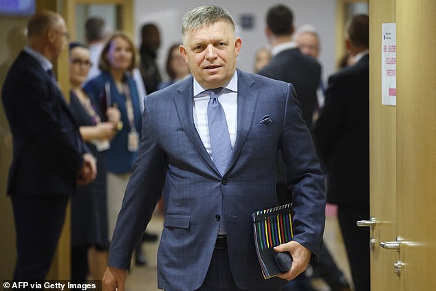 Slovak Prime Minister Robert Fico (photo) is fighting for his life in hospital after an assassination attempt on Wednesday