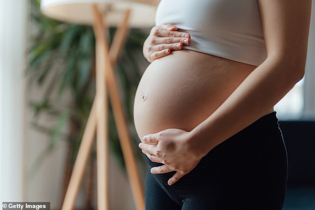 About 60 percent of expectant parents name their baby bump and 71 percent continue to use this name after their child is born (Stock Image)