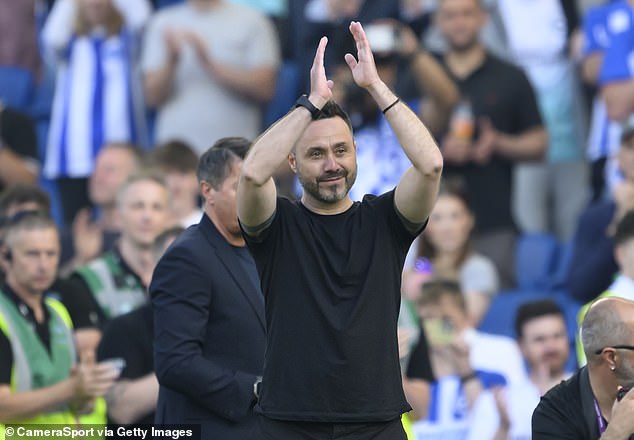 Roberto De Zerbi emerged as a surprise candidate for the manager's job at Manchester United following his departure from Brighton