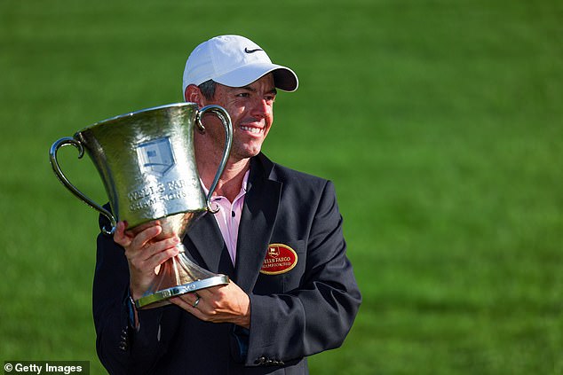 McIlroy still had his wedding ring on his finger Sunday afternoon in Quail Hollow