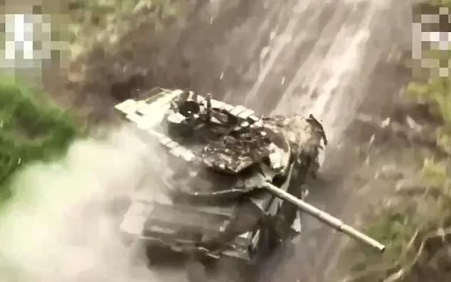 The Russian T-90 tank was seen going out of control due to a bug called 'spinning turret syndrome'