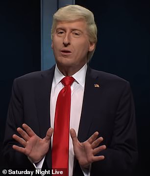 James Austin Johnson plays Donald Trump on SNL