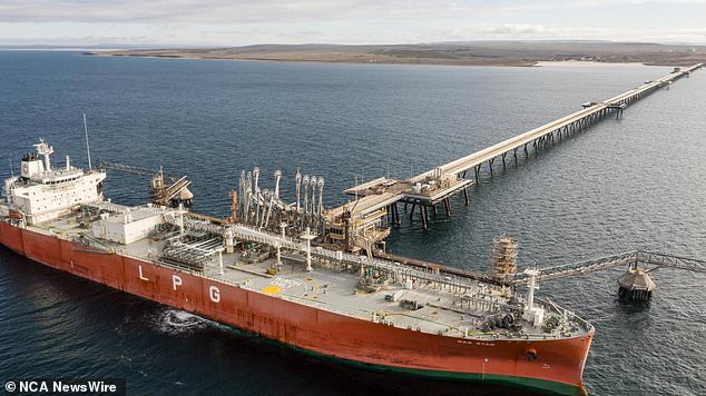 Santos' Port Bonython oil and gas site in South Australia.  Image: Delivered / Santos