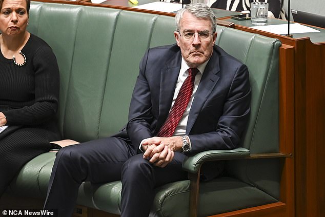 The office of Attorney General Mark Dreyfus (pictured) was among those destroyed