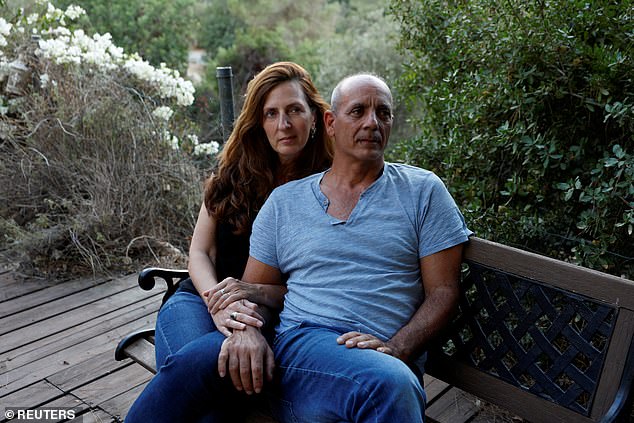 Nissim and Ricarda Louk, the parents of Shani Louk, 22, who was taken hostage by Hamas after being seized at the Nova festival