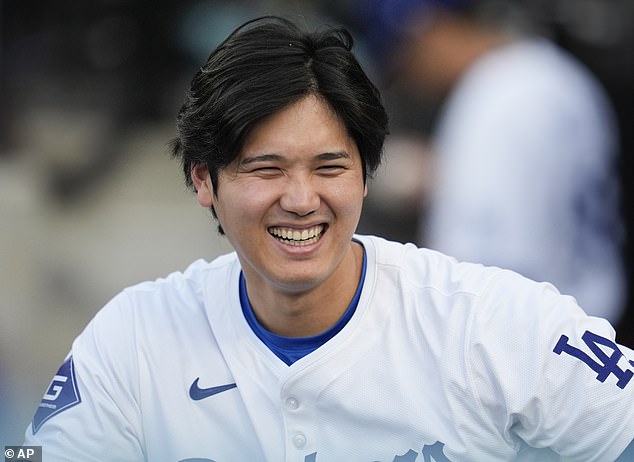 Ohtani signed a record-breaking 10-year, $700 million contract with the Dodgers in December