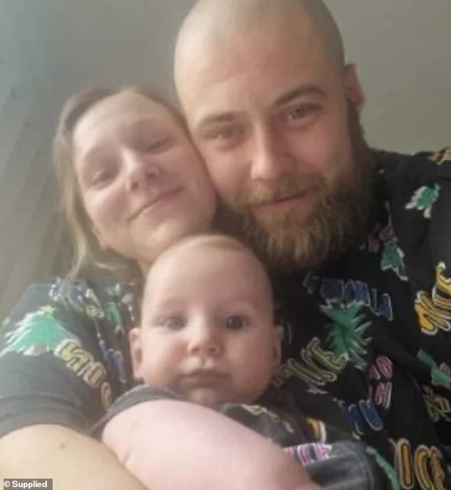 Young carpenter Chris Wall (pictured with his partner Jaimie and their baby, Charlie) has been robbed of approximately $14,000 worth of tools he needs to work, severely limiting his ability to support himself and his family