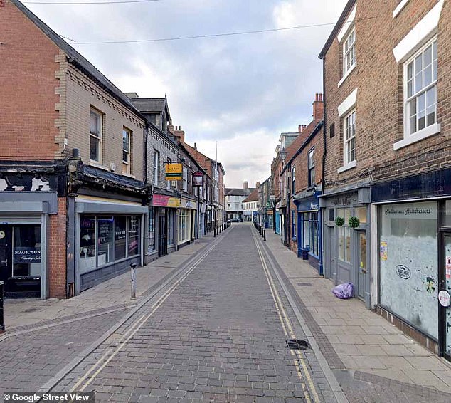 A Google Street View of Finkle Street in Selby where the attack took place