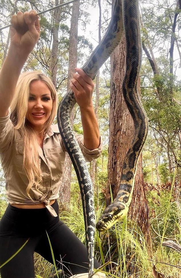 Courtenay Brown started 'That Snake Lady' in 2023 because she loves reptiles