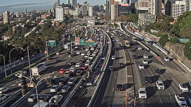 Drivers can expect significant delays following the closure of the Sydney Harbor Tunnel due to an over-height B-double truck triggering sensors