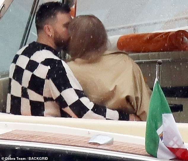 New details have emerged about Taylor Swift and Travis Kelce's romantic getaway to the ultra-luxe Italian destination on Lake Como, where they are pictured sailing on Friday