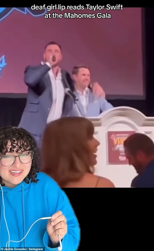 Lip Reader Jackie Gonzalez Reveals Taylor Swift's Alleged Reaction to Travis Kelce Releasing 'Viva Las Vegas' at Patrick Mahomes' Gala in Vegas on April 27