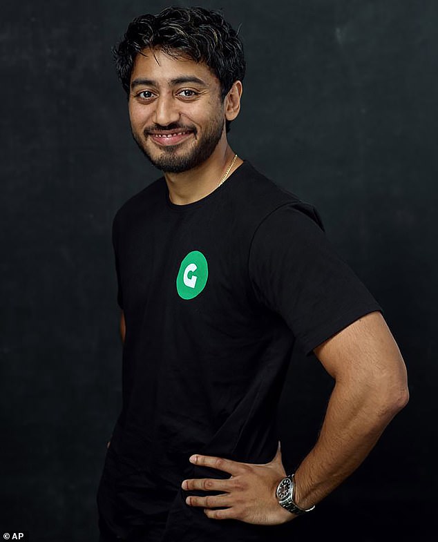 Tech entrepreneur Fahim Saleh (pictured), who was murdered and beheaded in his New York apartment in July 2020 and was worth about $6 million when he died