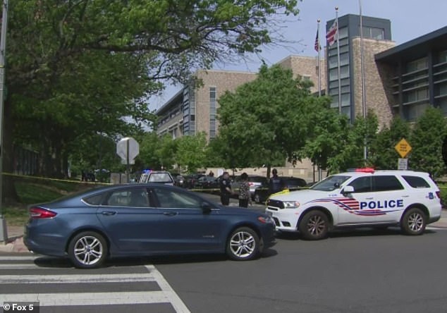 A student was hit in the head by a stray bullet after a school shooting in Washington DC