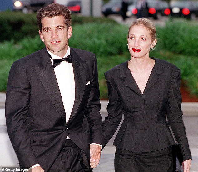 John F. Kennedy Jr.  refused to call Princes William and Harry after the tragic death of Princess Diana, despite his wife Carolyn's insistence (seen with JFK Jr. in 1999)