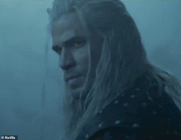Liam Hemsworth appeared as Geralt of Rivia from The Witcher on Wednesday in a new first-look clip from the fourth season of the Netflix fantasy show