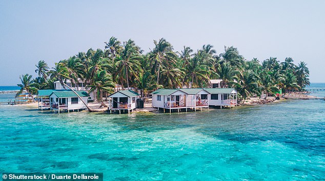 Teresa Levonian Cole travels to Belize in Central America.  Above, Tobacco Caye, an island off the coast of the country