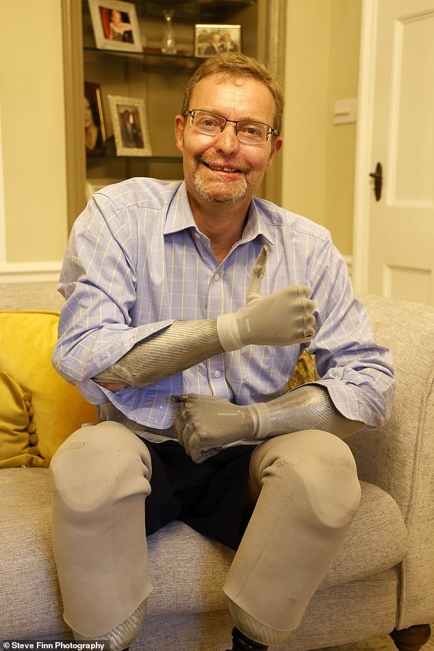 MP Craig Mackinlay has broken his silence after losing his hands and feet to sepsis, admitting he was 'lucky to be alive' after the horrific disease left him with four prosthetic limbs