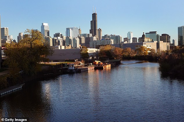 Illinois is grappling with a series of issues that have led to an increase in the number of residents leaving the state – which has been touted as one of the “most dysfunctional” states in America.  Pictured: Chicago, Illinois' most populous city