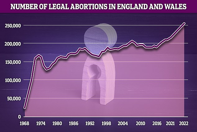 A record 252,122 abortions were recorded in England and Wales in 2022, with the UK's cost of living to blame, according to charities