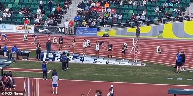 A transgender teen athlete was booed as she was crowned state champion of the Oregon Girls' 6A 200-meter race