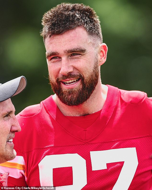 Travis Kelce was not seen during organized team activities (OTAs) on Wednesday, but the Kansas City Chiefs tight end was a participant on Monday, the team said