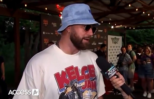 Travis Kelce Revealed to Access Hollywood What His Favorite Taylor Swift 'Era' Is During 'Kelce Jam'