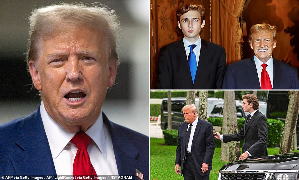 Former President Donald Trump received the green light Tuesday from the judge presiding over the hush money trial of Stormy Daniels to attend his son Barron's graduation next month.  The former president complained on the first day of the trial that Judge Juan Merchan might ban him from seeing 18-year-old Barron receive his diploma.