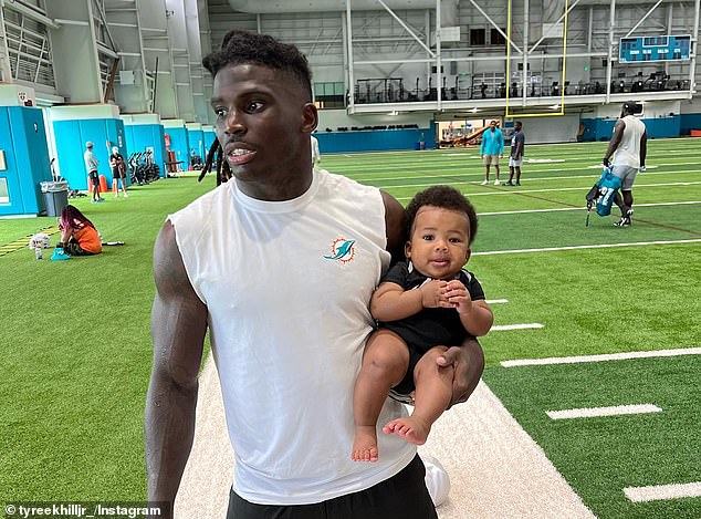 The 30-year-old Miami Dolphins star insisted he took care of all his children