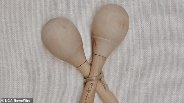 Romper & Co's wooden toy maracas have been recalled due to safety reasons