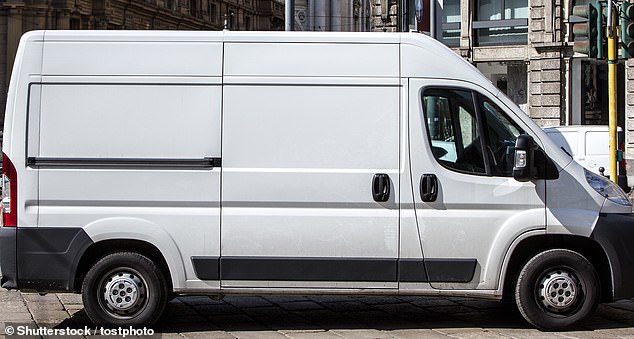 A creep in a van offers children lollipops outside a Hobart school, police warned (file photo)