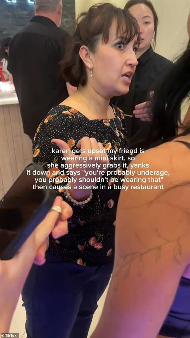 Ida Lorenzo was charged with a class A misdemeanor after the April 20 skirt-pulling incident in the lobby of Sakura Japanese Steakhouse.  A TikTok video of the altercation, filmed by one of the victim's friends, later went viral