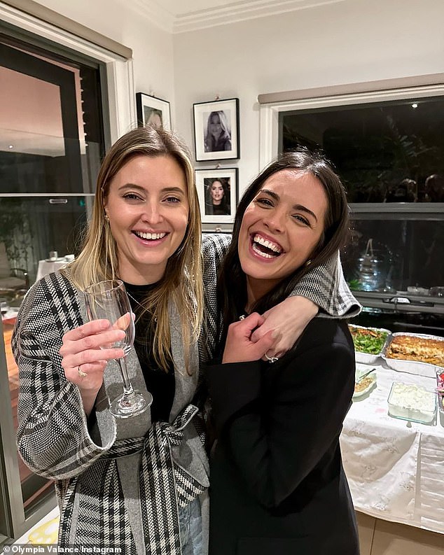 Olympia Valance, 31, (right) has broken her silence on sister Holly Candy, 41, (left)'s recent explosive interview in which she called Donald Trump 'fantastic'