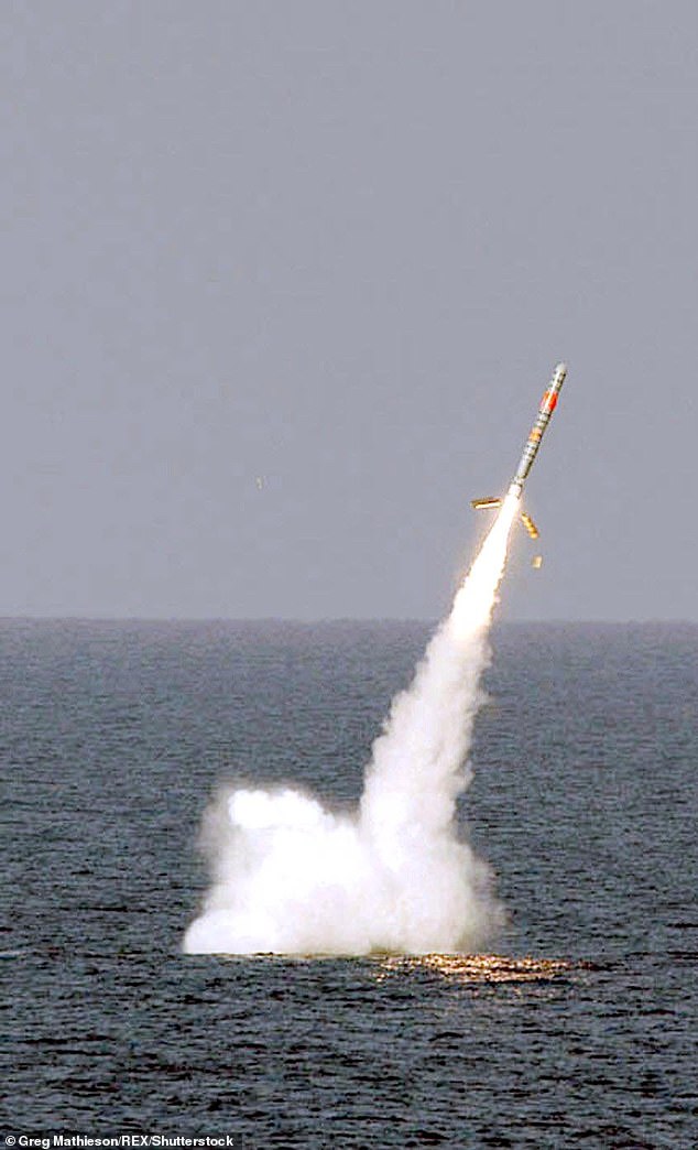 The USS Florida launches a US-made Tomahawk cruise missile (File Image)