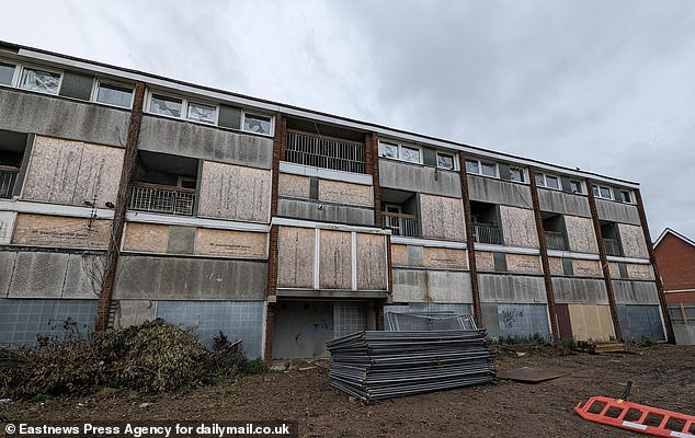 Remove buildings on the Basildon Craylands estate that are set to be demolished and redeveloped