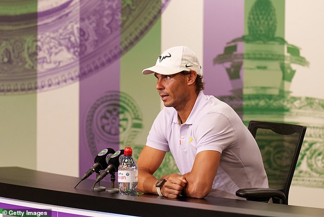 Rafael Nadal does not give priority to Wimbledon, but his name is on the list of participants