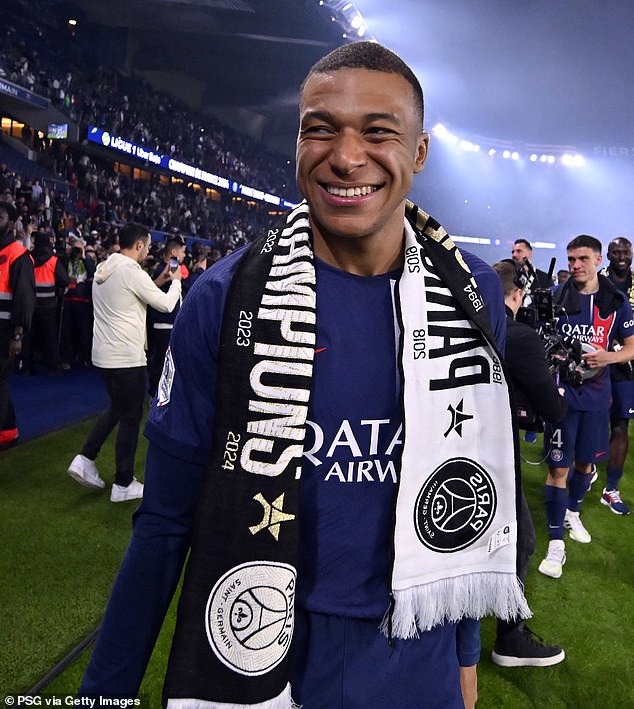 Mbappe has won thirteen trophies during his time at PSG and has been their top scorer every season since joining