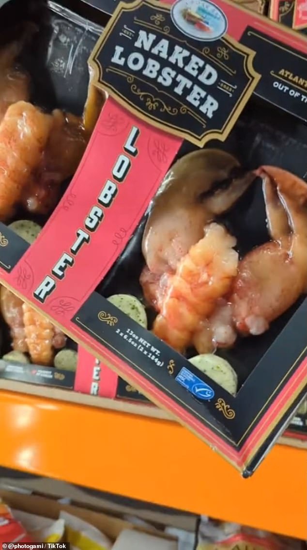 The Naked Lobster – a pack of two lobsters with the shells completely removed – costs $39.99 for a pack of two