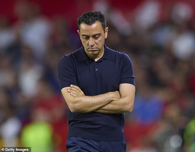 Reports say Xavi has kicked a Barcelona figure out of a WhatsApp group following his brutal dismissal