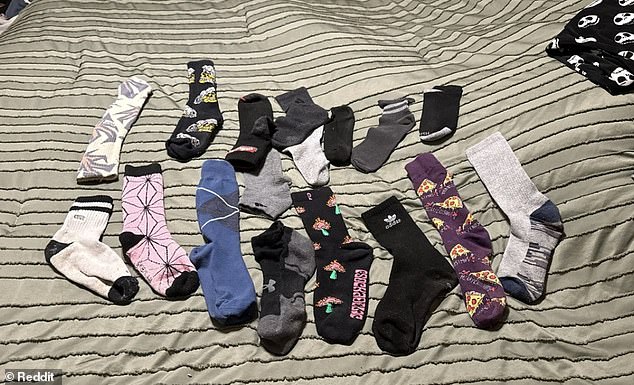 Social media users from around the world have been sharing mildly annoying things that have happened to them on Reddit, and Cheezburger.com has collected the most annoying things into a gallery.  One shared their frustration after collecting 17 strange socks