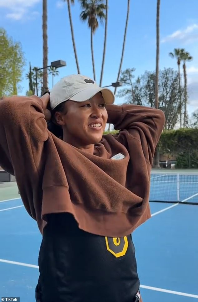Even tennis pros are jumping on the trend, uploading cinematic videos of themselves taking the court in their trendiest sporty ensembles (photo: professional tennis player Naomi Osaka)