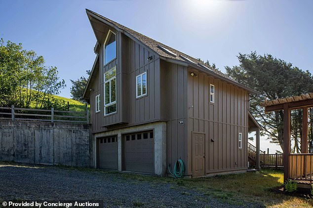 Above the three-car garage is a caretaker's house